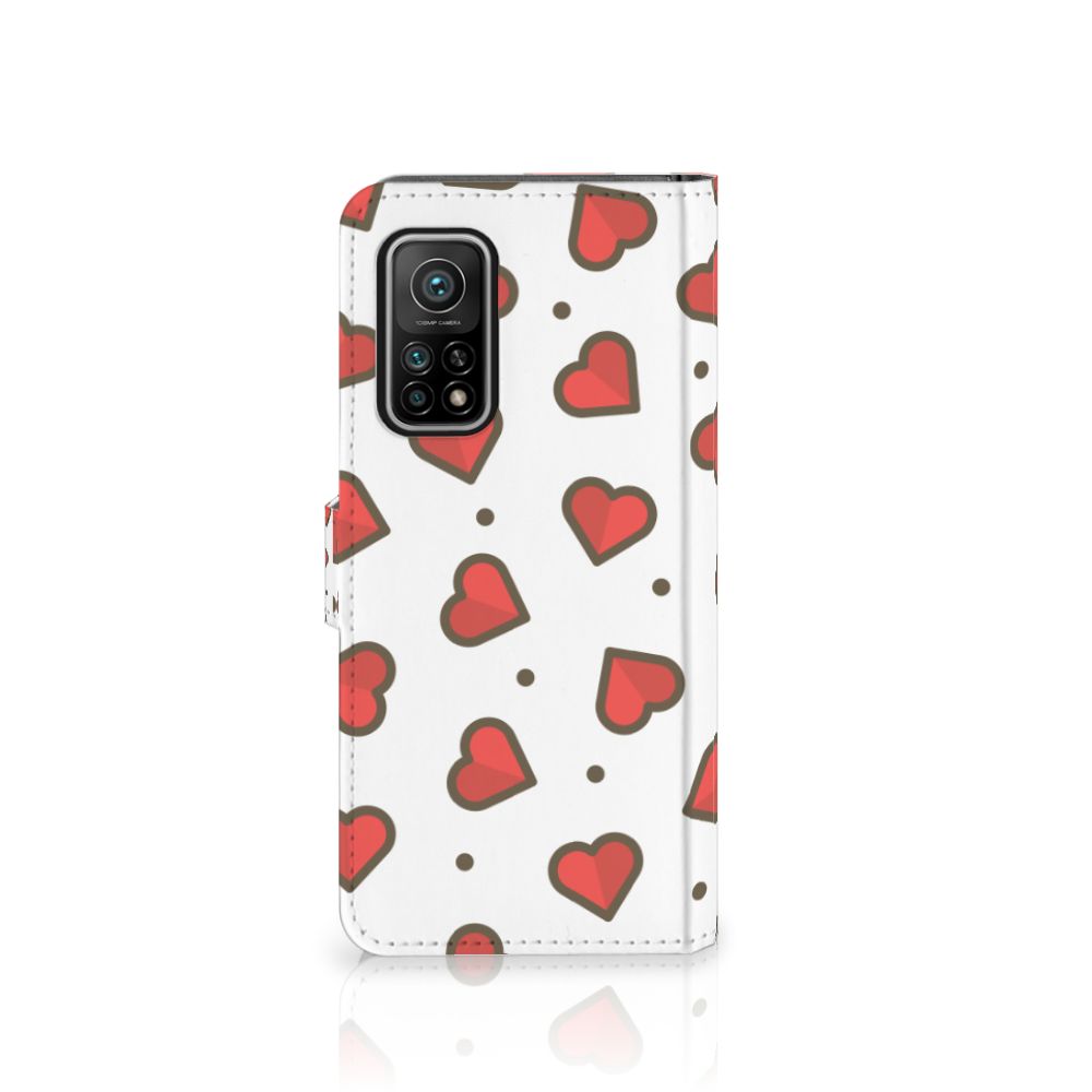 Xiaomi Mi 10T Pro | Mi 10T Telefoon Hoesje Hearts