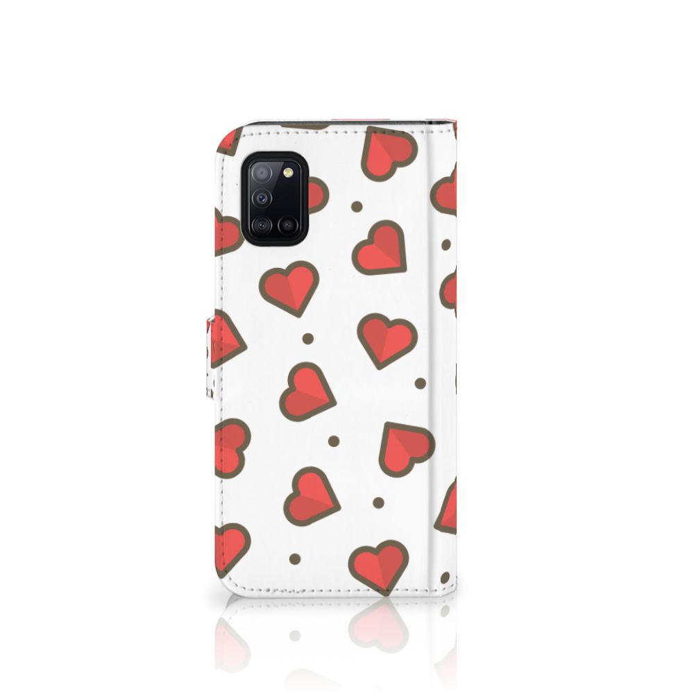 Samsung Galaxy A31 Telefoon Hoesje Hearts