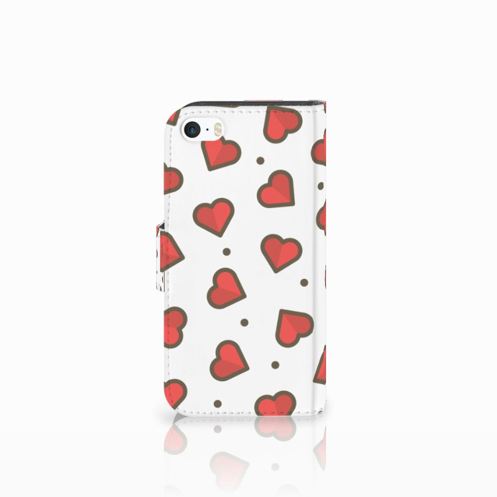 Apple iPhone 5 | 5s | SE Telefoon Hoesje Hearts
