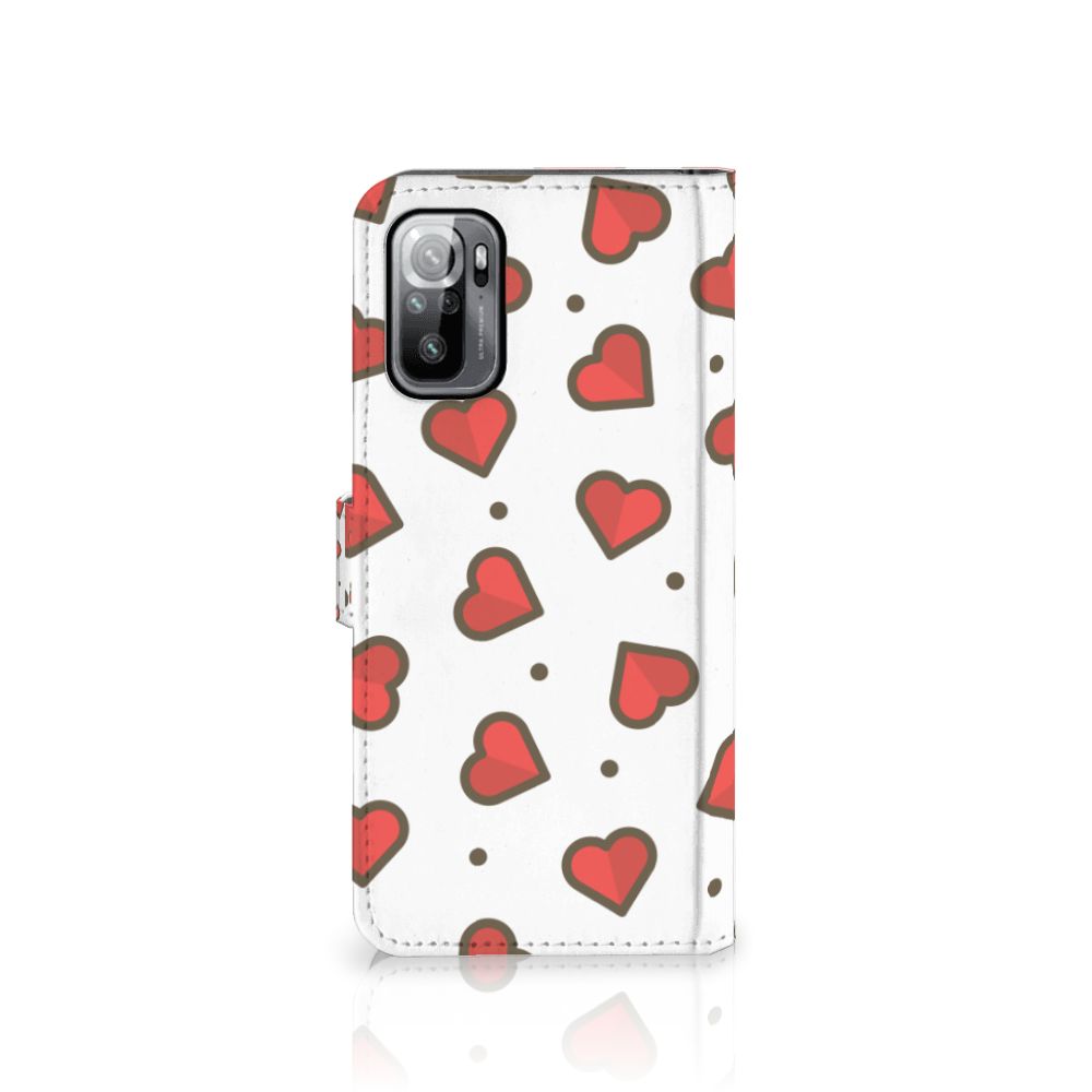 Xiaomi Redmi Note 10/10T 5G | Poco M3 Pro Telefoon Hoesje Hearts