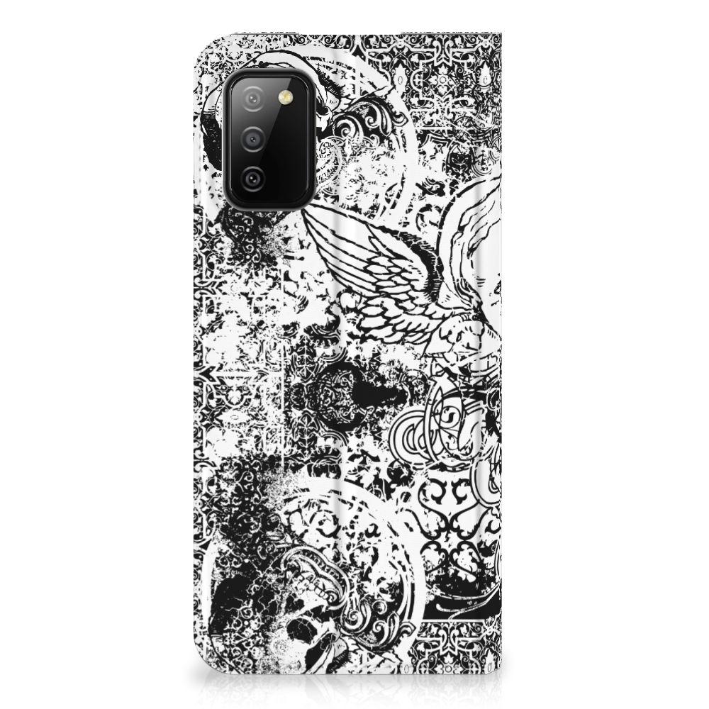 Mobiel BookCase Samsung Galaxy M02s | A02s Skulls Angel