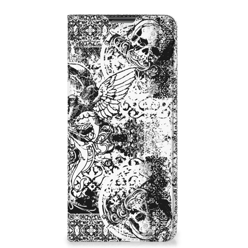 Mobiel BookCase OnePlus 9 Skulls Angel