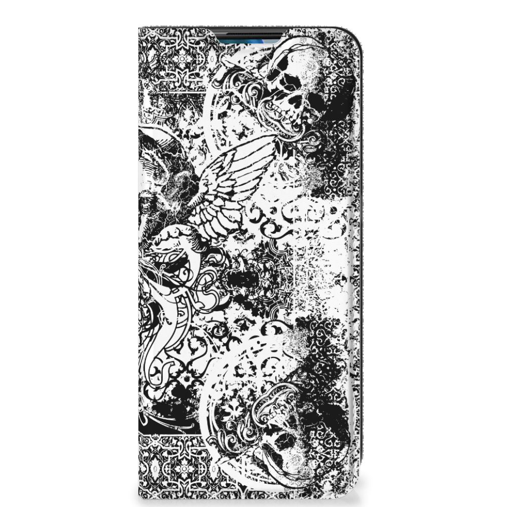 Mobiel BookCase OnePlus Nord N10 5G Skulls Angel