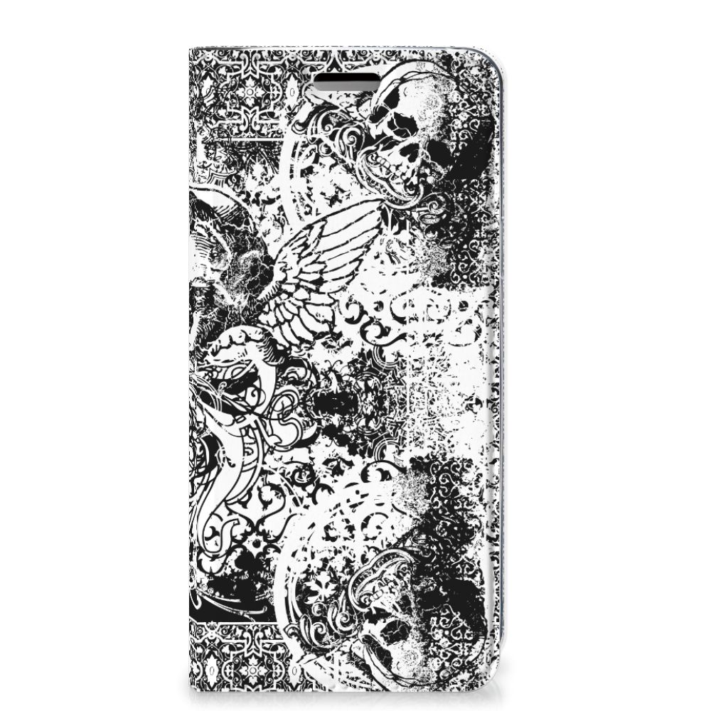 Mobiel BookCase Samsung Galaxy S9 Skulls Angel