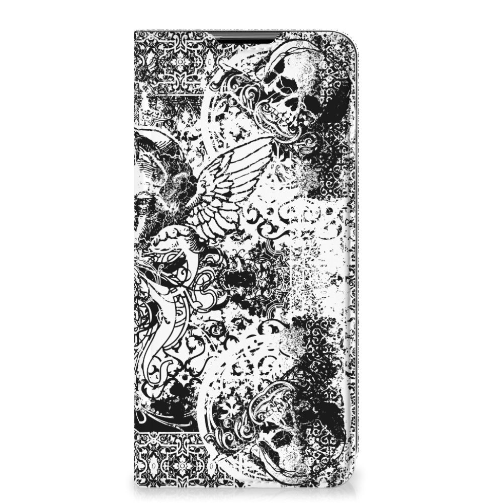 Mobiel BookCase Samsung Galaxy A32 5G Skulls Angel