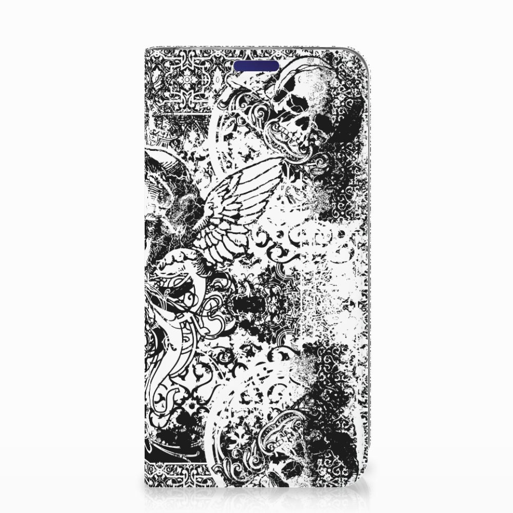 Mobiel BookCase Samsung Galaxy S10e Skulls Angel