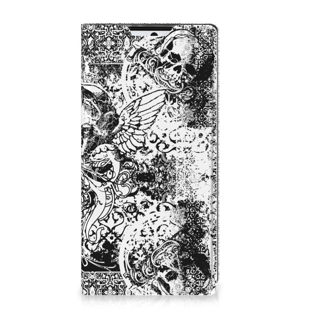 Mobiel BookCase Samsung Galaxy Note 10 Skulls Angel
