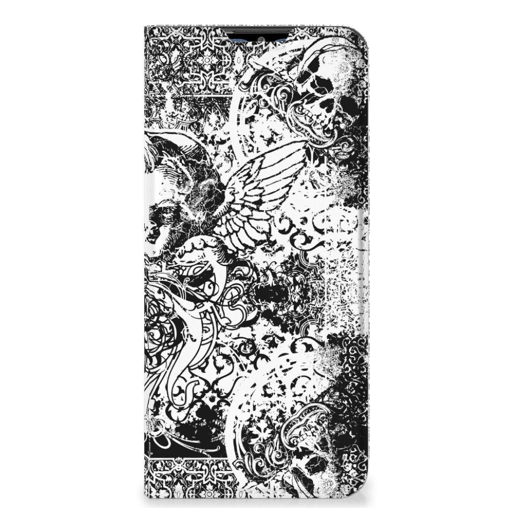 Mobiel BookCase Samsung Galaxy M02s | A02s Skulls Angel