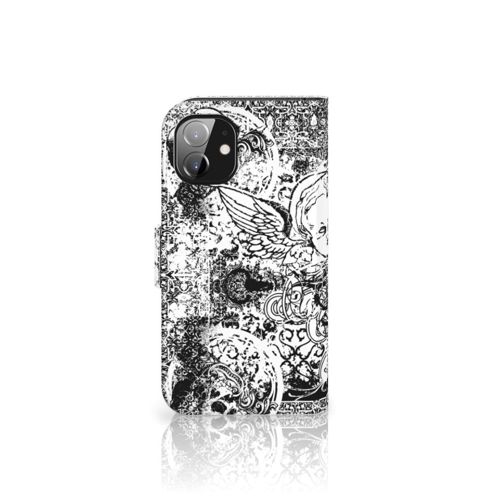 Telefoonhoesje met Naam Apple iPhone 12 Mini Skulls Angel