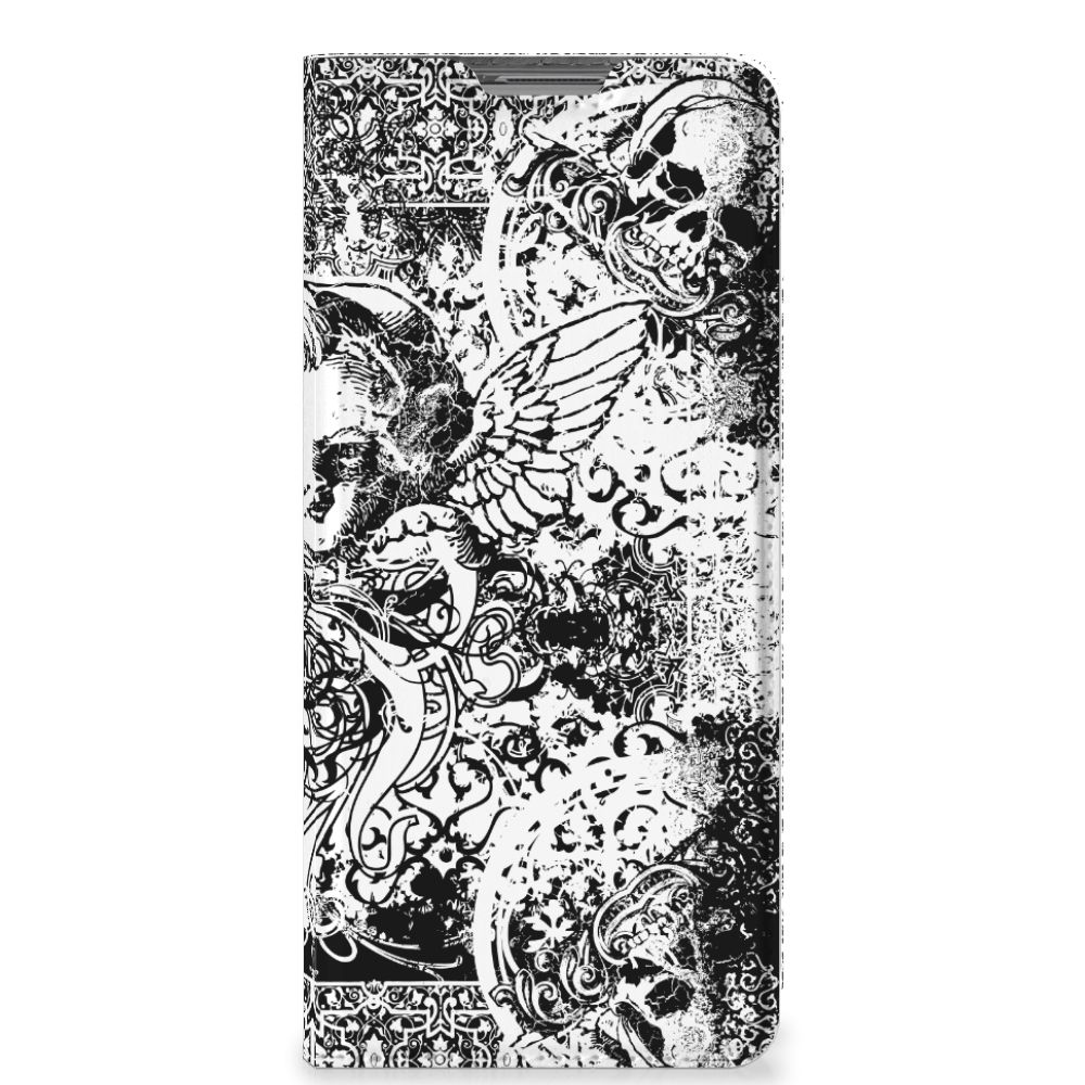 Mobiel BookCase OPPO Find X5 Skulls Angel