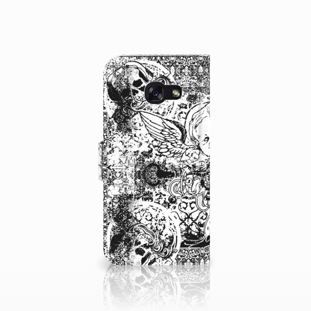 Telefoonhoesje met Naam Samsung Galaxy A5 2017 Skulls Angel