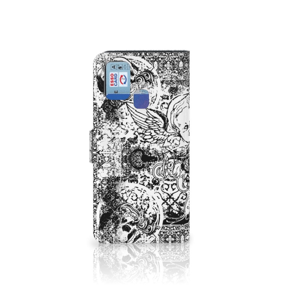 Telefoonhoesje met Naam Samsung Galaxy M31 Skulls Angel