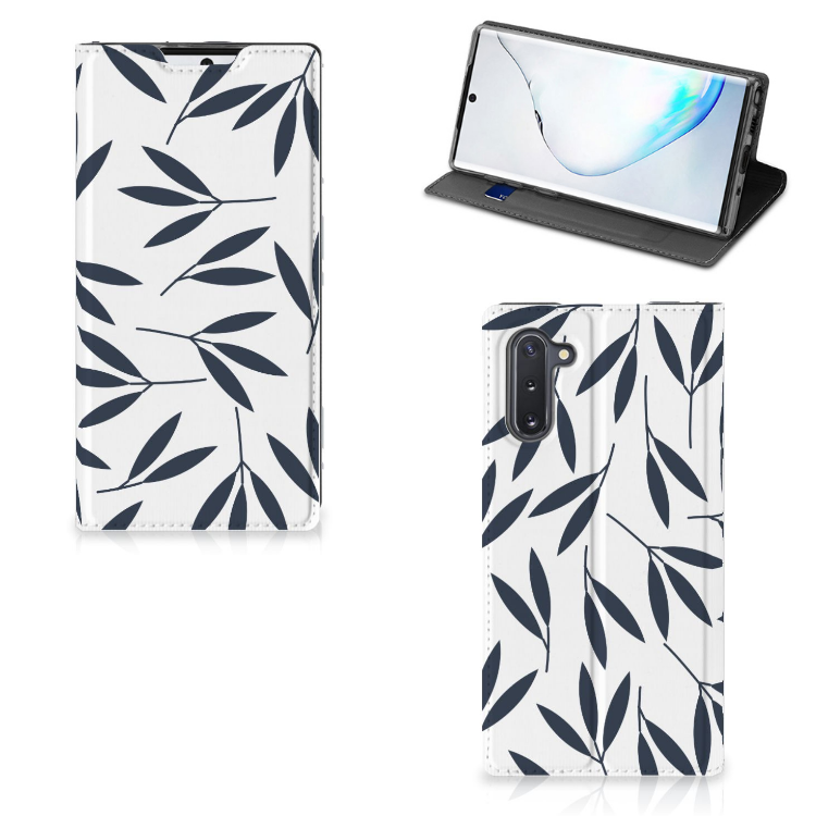 Samsung Galaxy Note 10 Smart Cover Leaves Blue