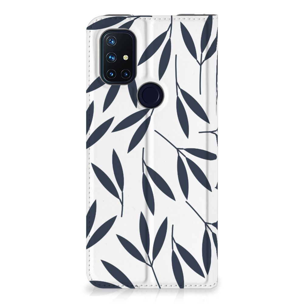 OnePlus Nord N10 5G Smart Cover Leaves Blue