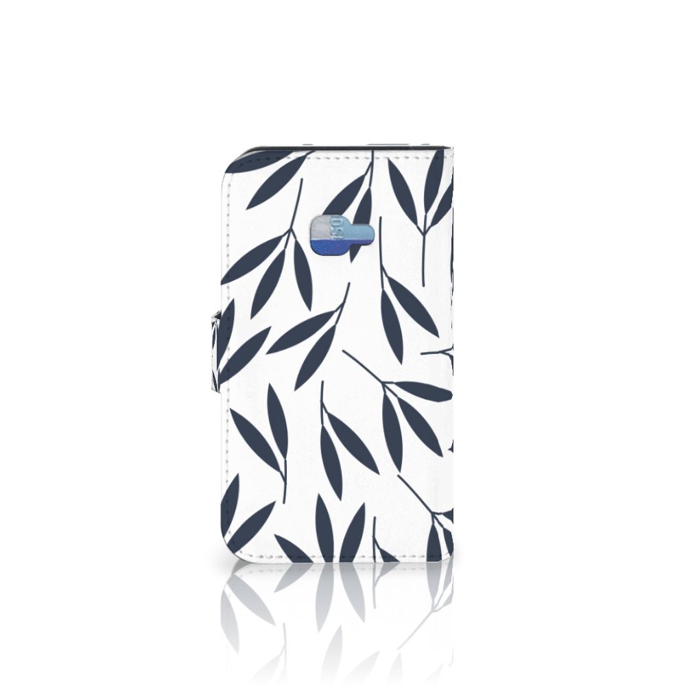 Samsung Galaxy Xcover 4 | Xcover 4s Hoesje Leaves Blue