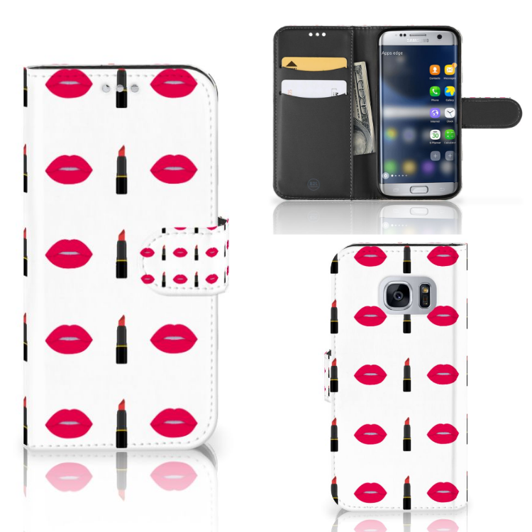 Samsung Galaxy S7 Telefoon Hoesje Lipstick Kiss
