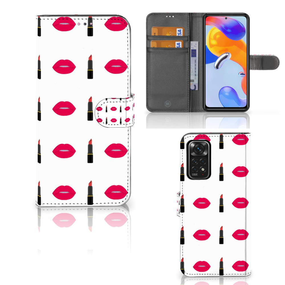 Xiaomi Redmi Note 11 Pro 5G/4G Telefoon Hoesje Lipstick Kiss