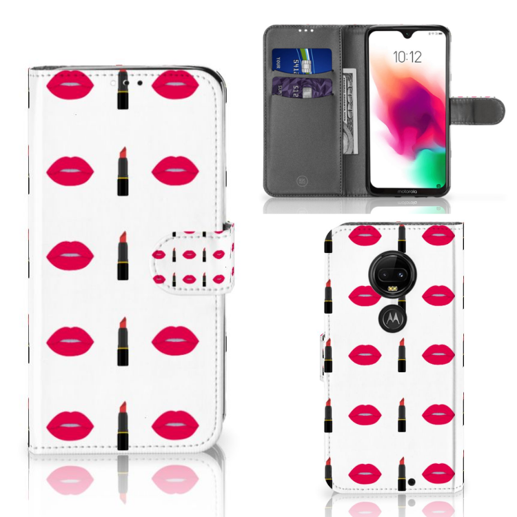 Motorola Moto G7 | G7 Plus Telefoon Hoesje Lipstick Kiss
