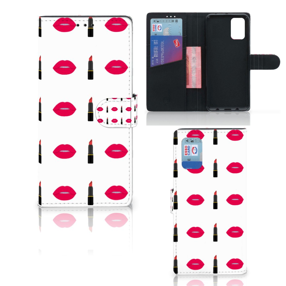 Samsung Galaxy A02s | M02s Telefoon Hoesje Lipstick Kiss