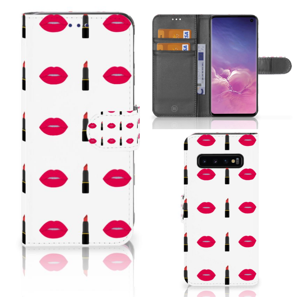 Samsung Galaxy S10 Telefoon Hoesje Lipstick Kiss