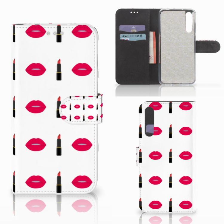 Huawei P20 Pro Telefoon Hoesje Lipstick Kiss