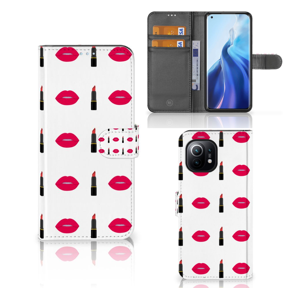 Xiaomi Mi 11 Telefoon Hoesje Lipstick Kiss
