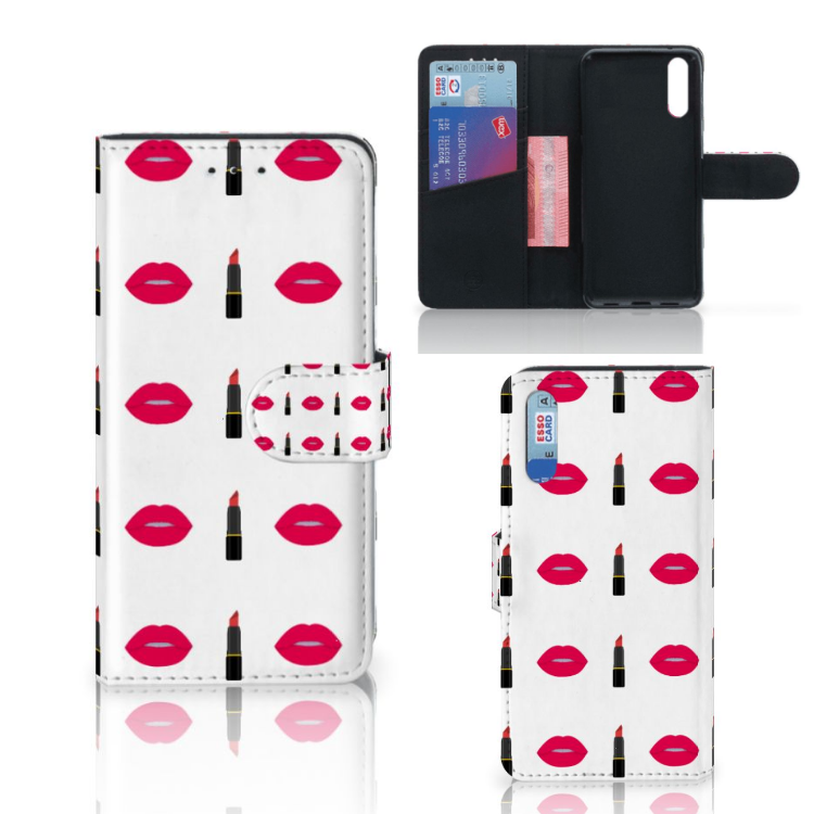 Huawei P20 Boekhoesje Design Lipstick Kiss