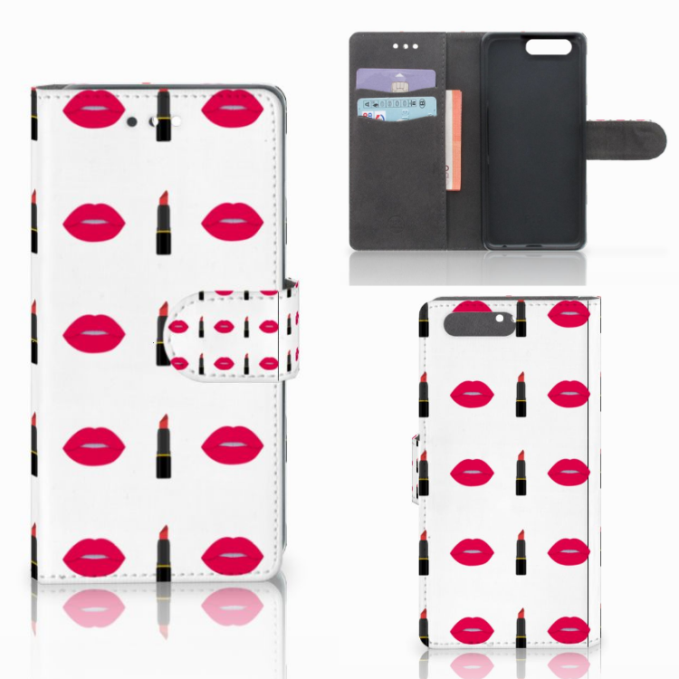 Huawei P10 Telefoon Hoesje Lipstick Kiss