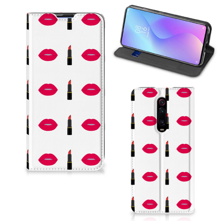 Xiaomi Redmi K20 Pro Hoesje met Magneet Lipstick Kiss