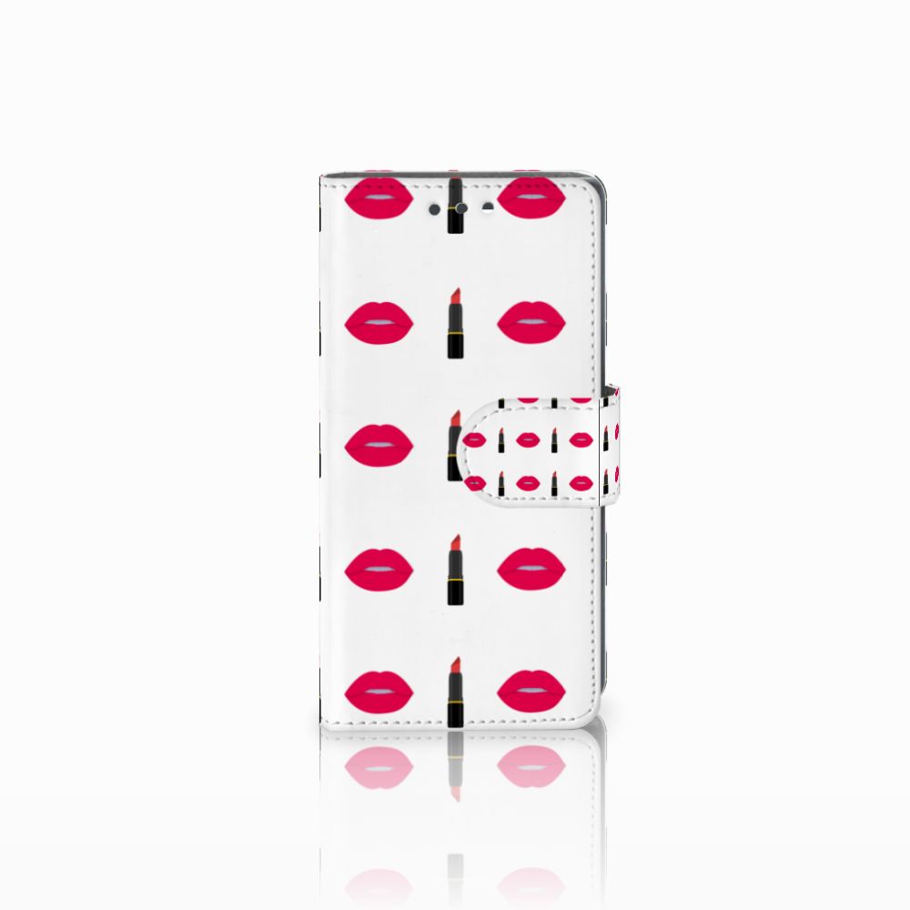 Sony Xperia X Compact Telefoon Hoesje Lipstick Kiss