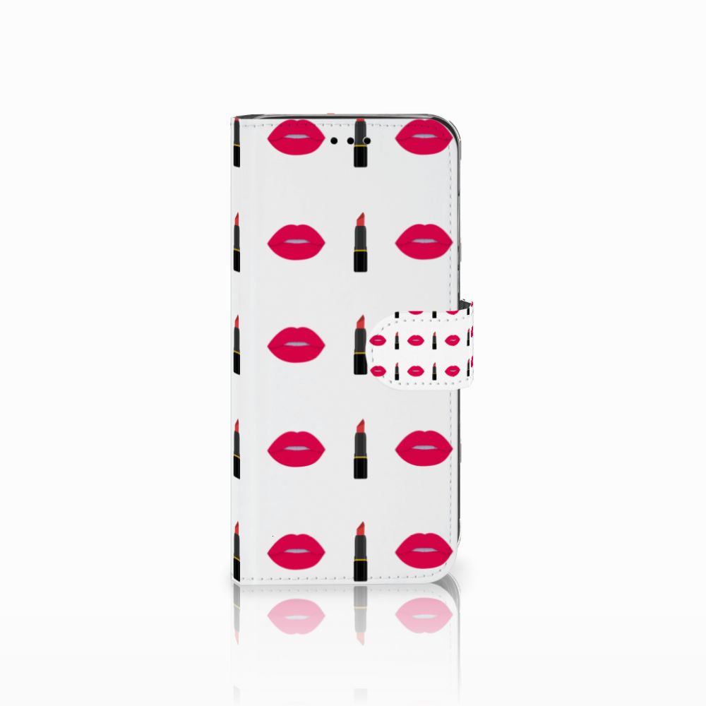Huawei P20 Lite Telefoon Hoesje Lipstick Kiss