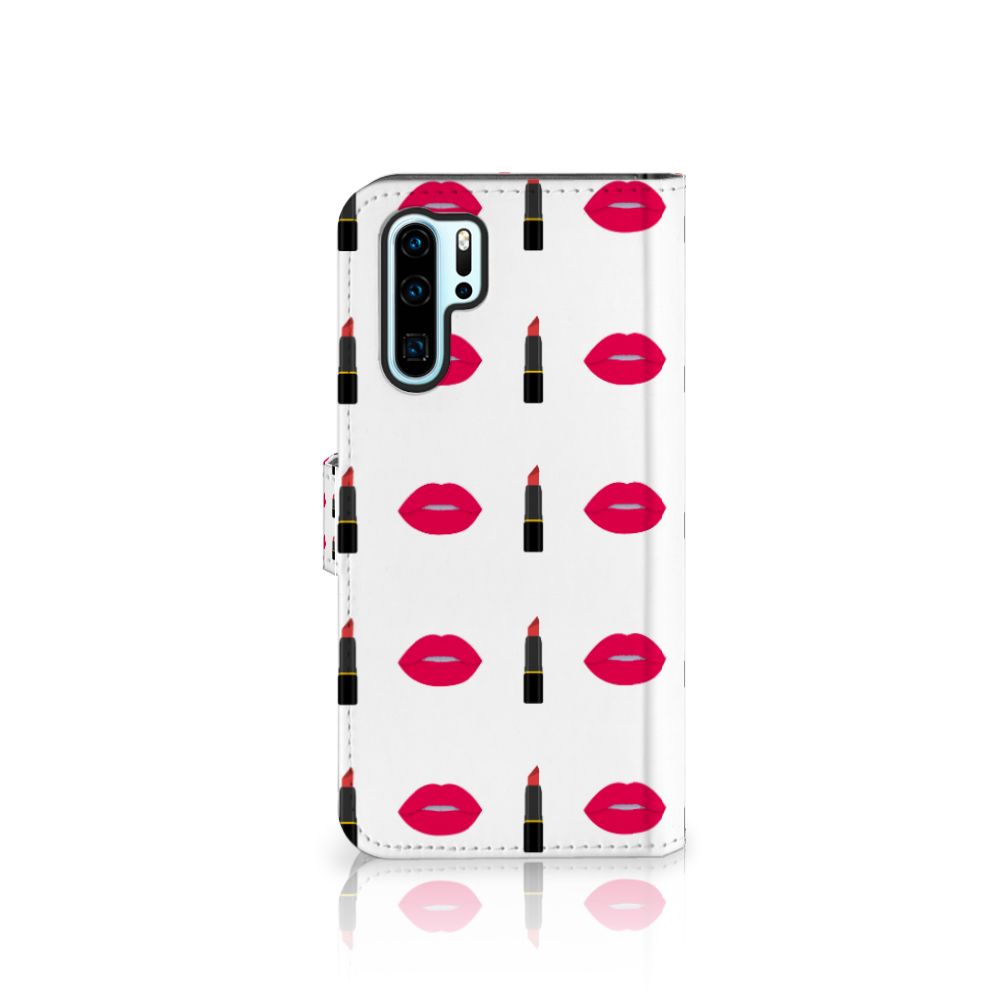 Huawei P30 Pro Telefoon Hoesje Lipstick Kiss