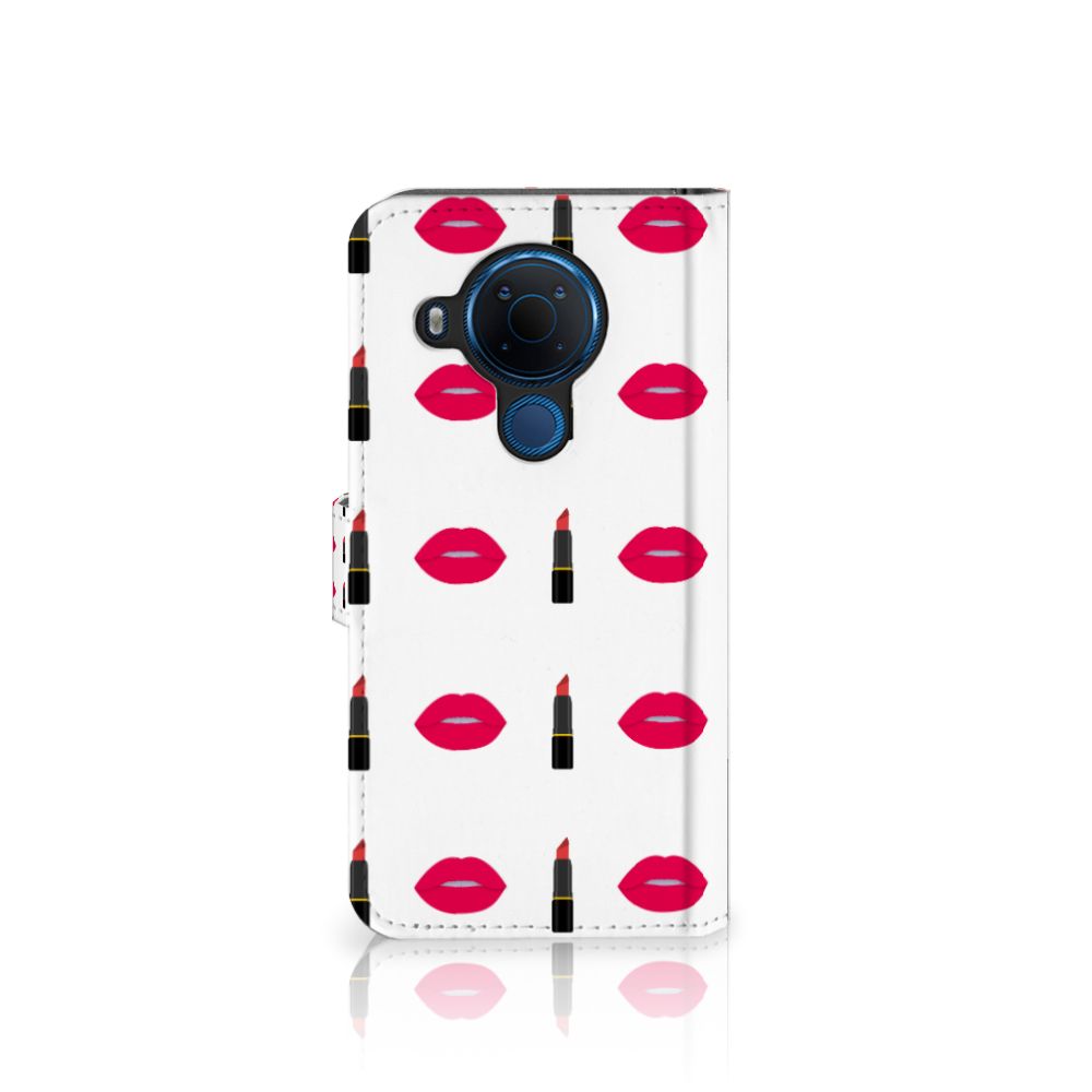 Nokia 5.4 Telefoon Hoesje Lipstick Kiss