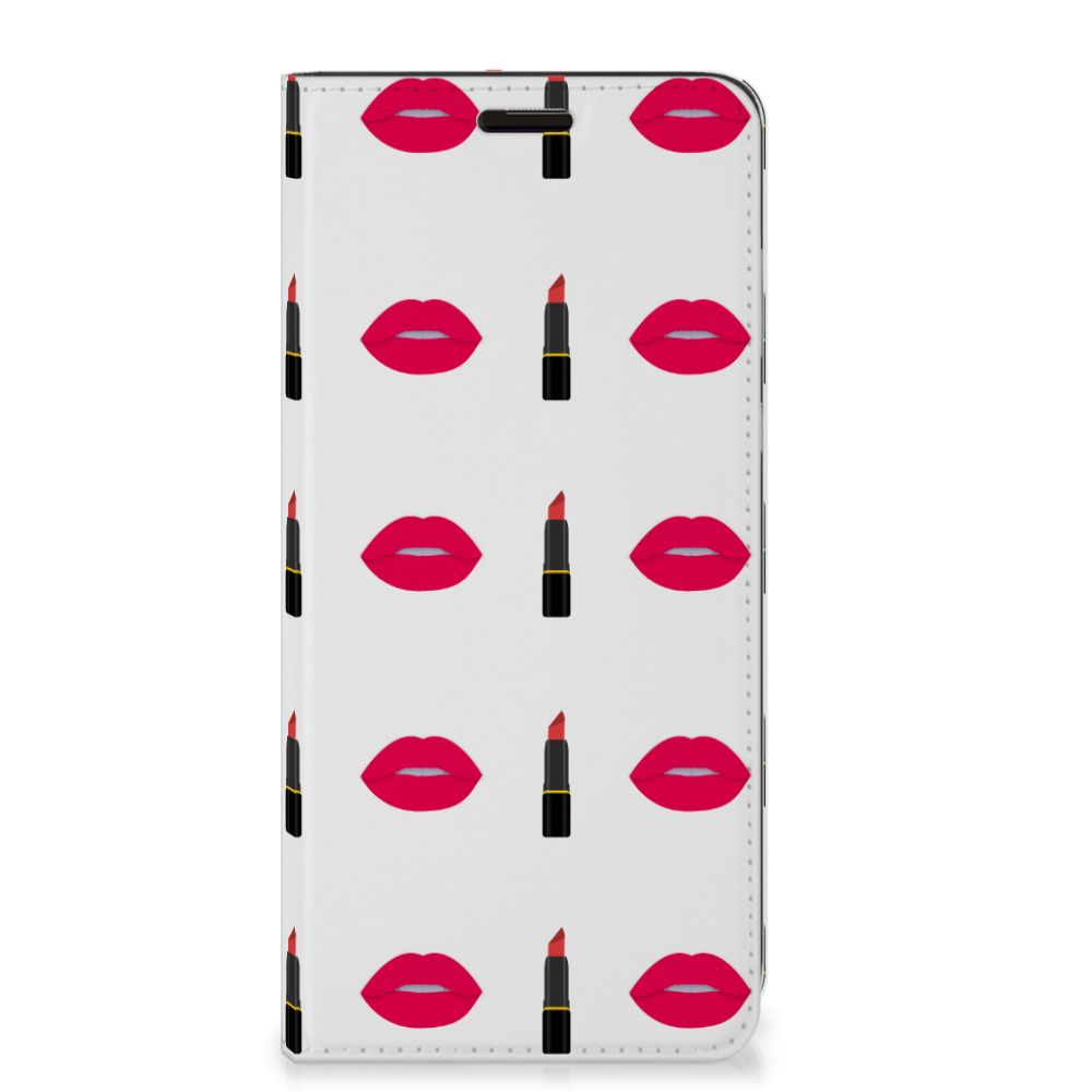 Samsung Galaxy S9 Plus Hoesje met Magneet Lipstick Kiss