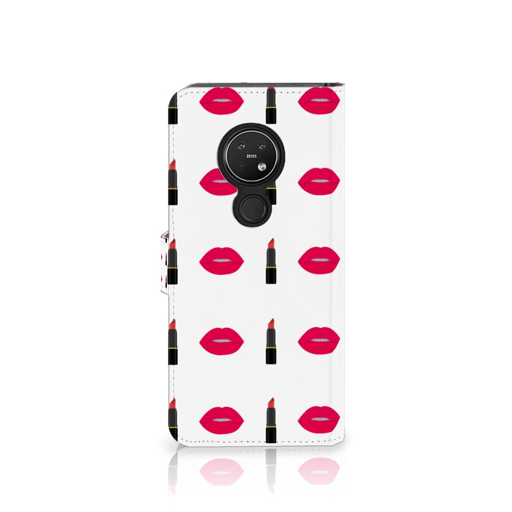 Nokia 7.2 | Nokia 6.2 Telefoon Hoesje Lipstick Kiss