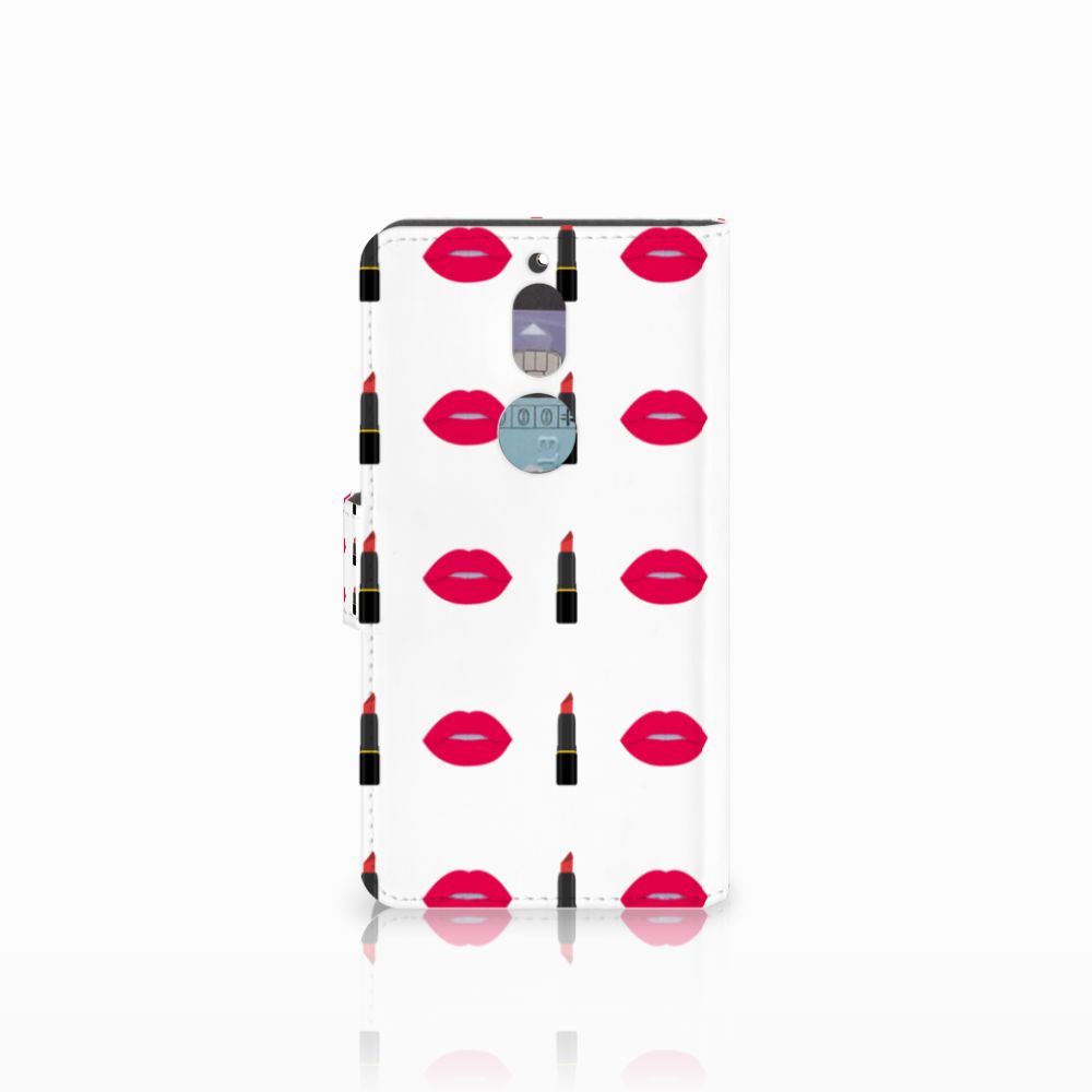 Nokia 7 Telefoon Hoesje Lipstick Kiss