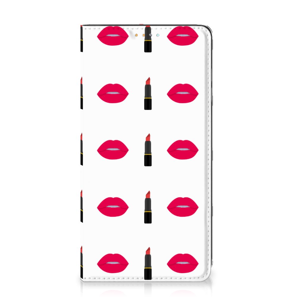 Samsung Galaxy A32 4G | A32 5G Enterprise Editie Hoesje met Magneet Lipstick Kiss