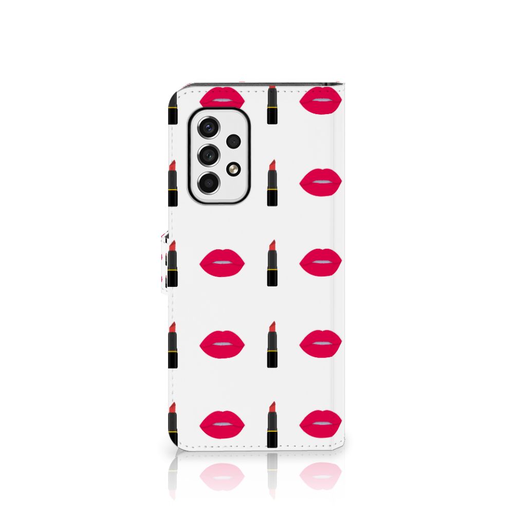 Samsung Galaxy A53 Telefoon Hoesje Lipstick Kiss