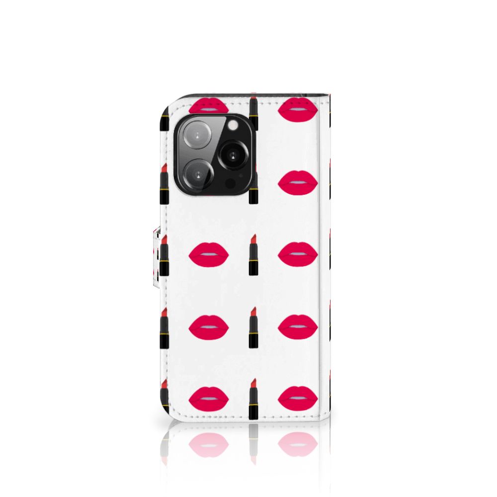 iPhone 13 Pro Telefoon Hoesje Lipstick Kiss