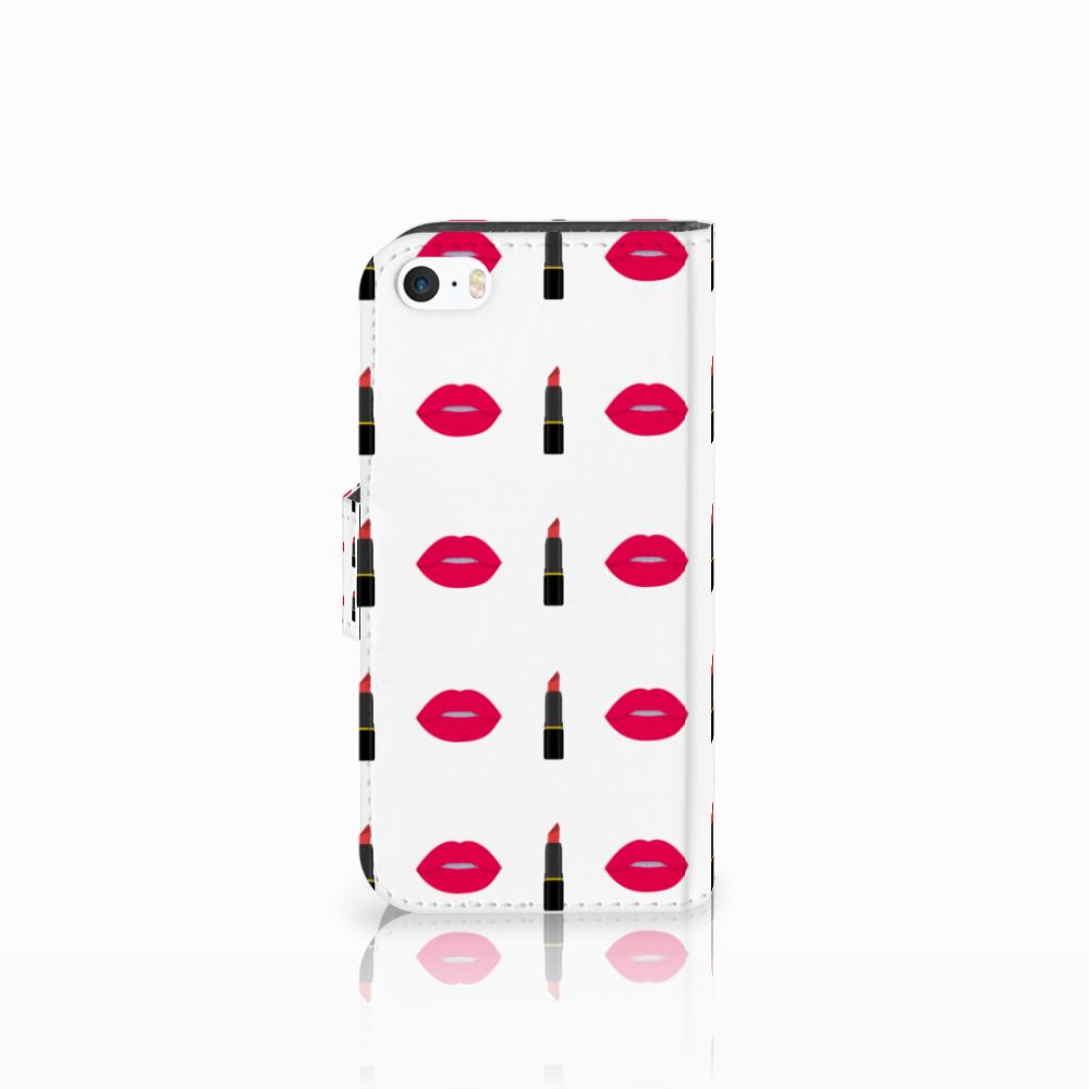 Apple iPhone 5 | 5s | SE Telefoon Hoesje Lipstick Kiss