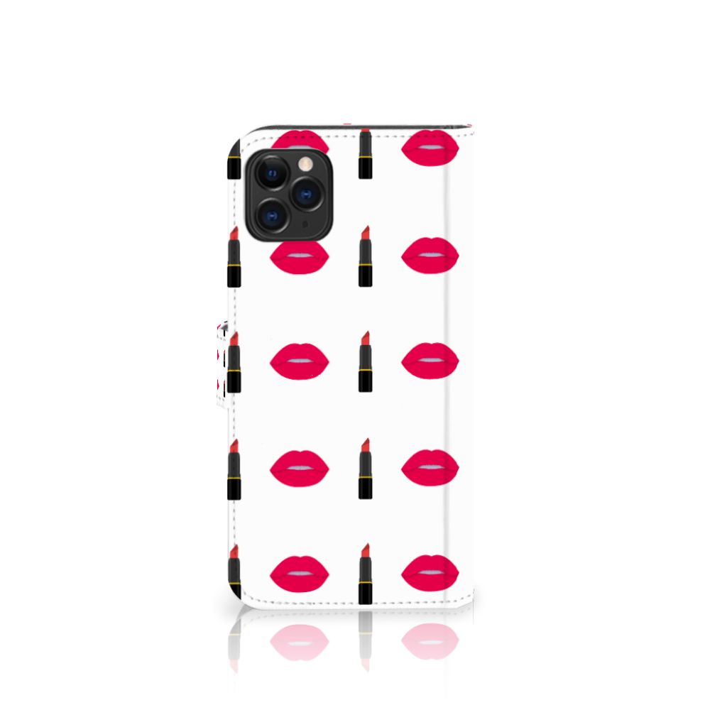 Apple iPhone 11 Pro Max Telefoon Hoesje Lipstick Kiss