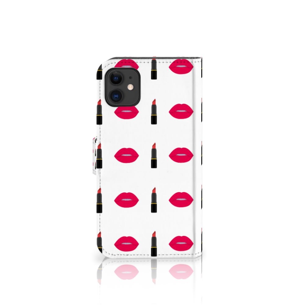 Apple iPhone 11 Telefoon Hoesje Lipstick Kiss