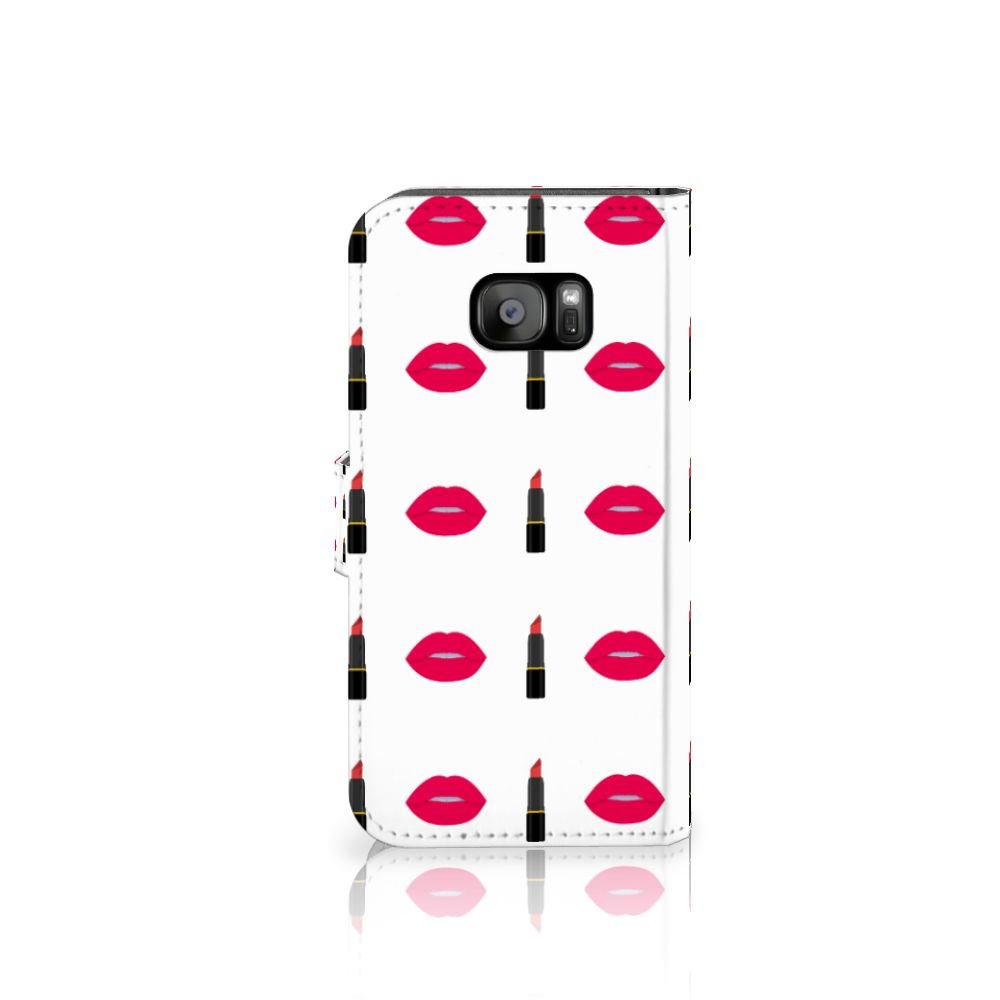 Samsung Galaxy S7 Edge Telefoon Hoesje Lipstick Kiss