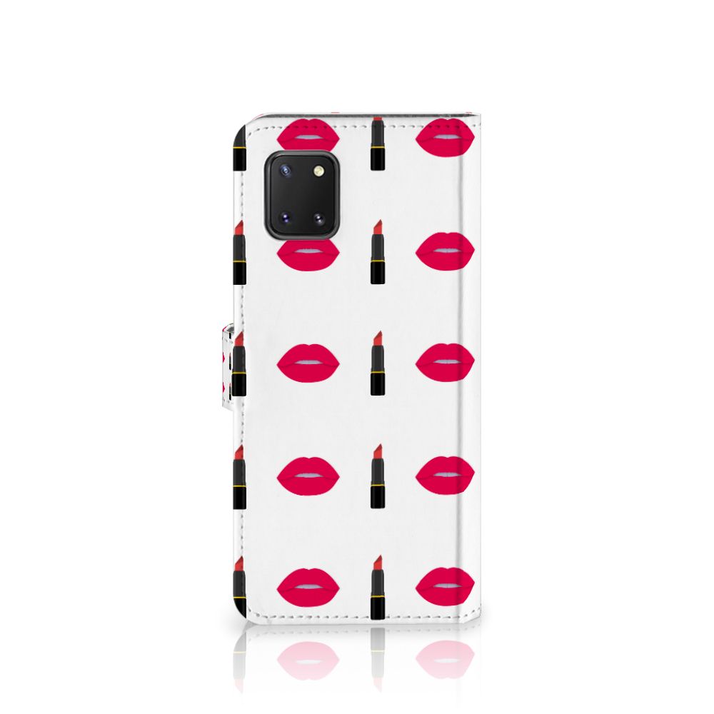 Samsung Note 10 Lite Telefoon Hoesje Lipstick Kiss