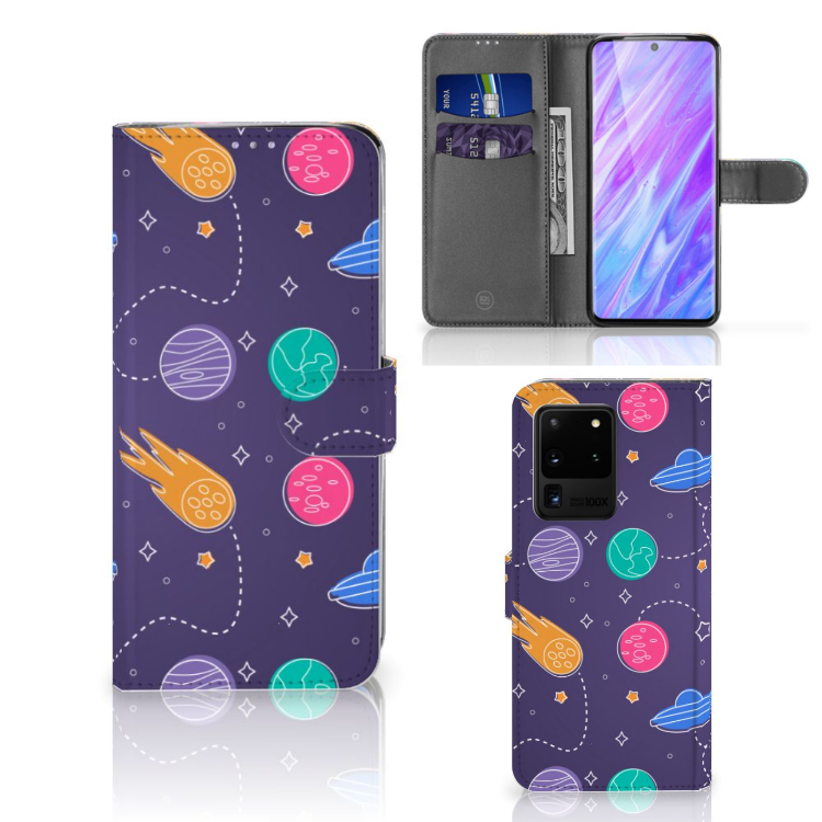 Samsung Galaxy S20 Ultra Wallet Case met Pasjes Space
