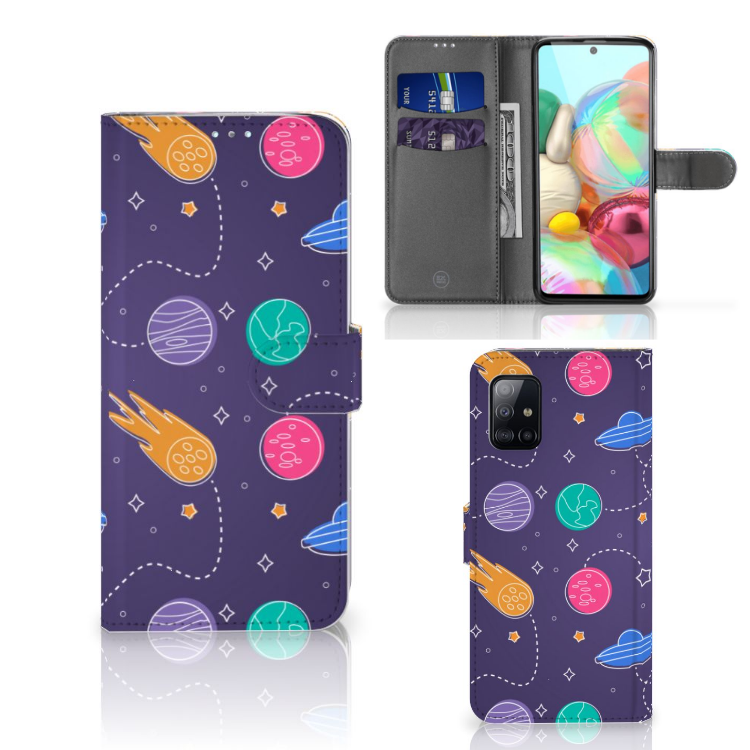 Samsung Galaxy A71 Wallet Case met Pasjes Space