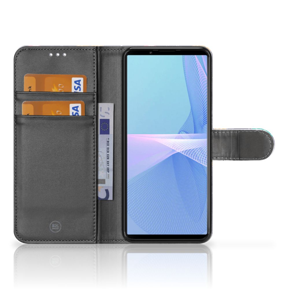 Sony Xperia 10 III Wallet Case met Pasjes Space