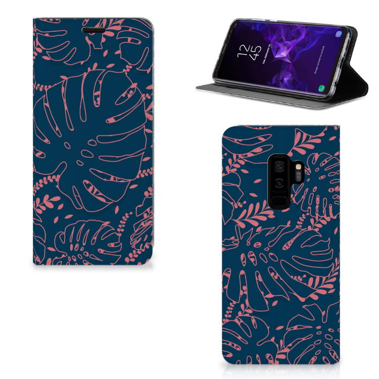 Samsung Galaxy S9 Plus Standcase Hoesje Design Palm Leaves