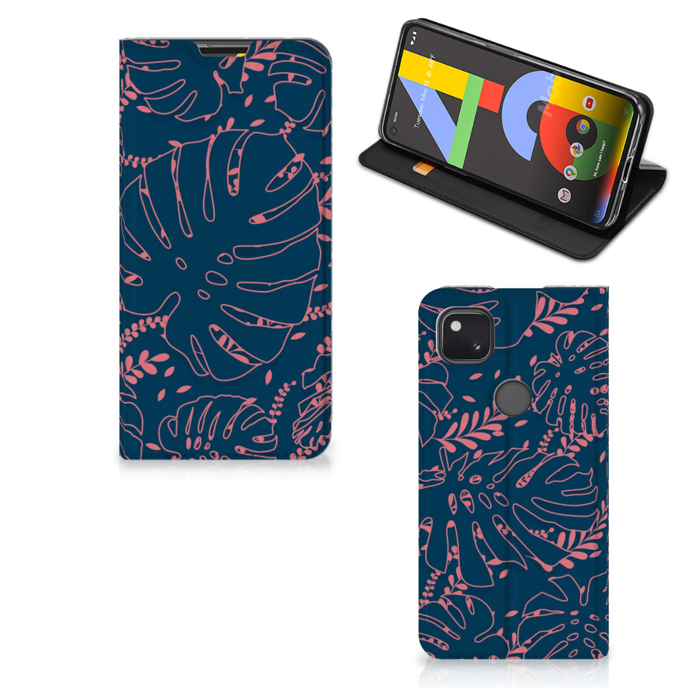Google Pixel 4a Smart Cover Palm Leaves
