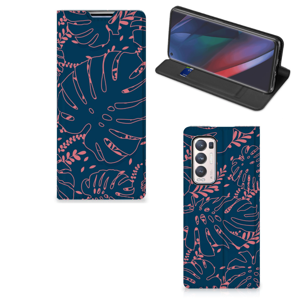 OPPO Find X3 Neo Smart Cover Palm Leaves